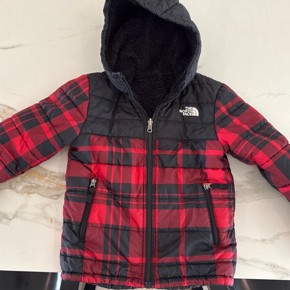 The North Face Red & Black Irreversible Jacket